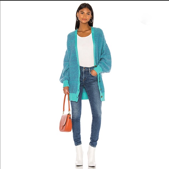 Free People Sweaters - NWOT long 5 button cardigan